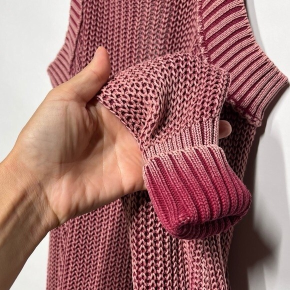 Free People Half Moon Bay Sweater in Wine M NWOT - Picture 10 of 16